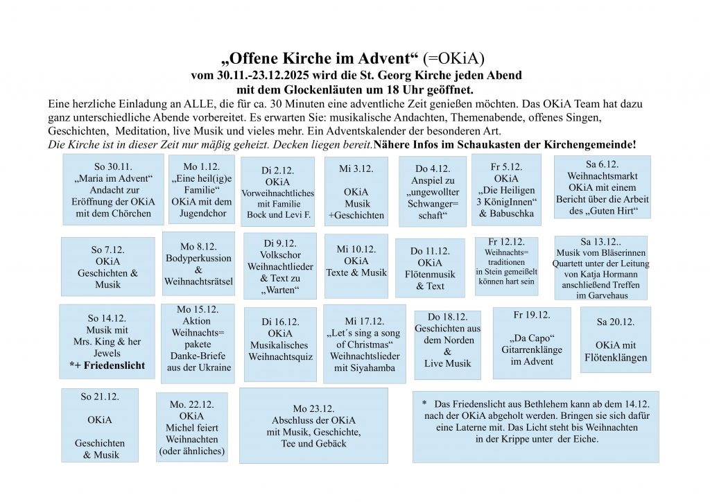 OKiA Kalender 2025 PDF